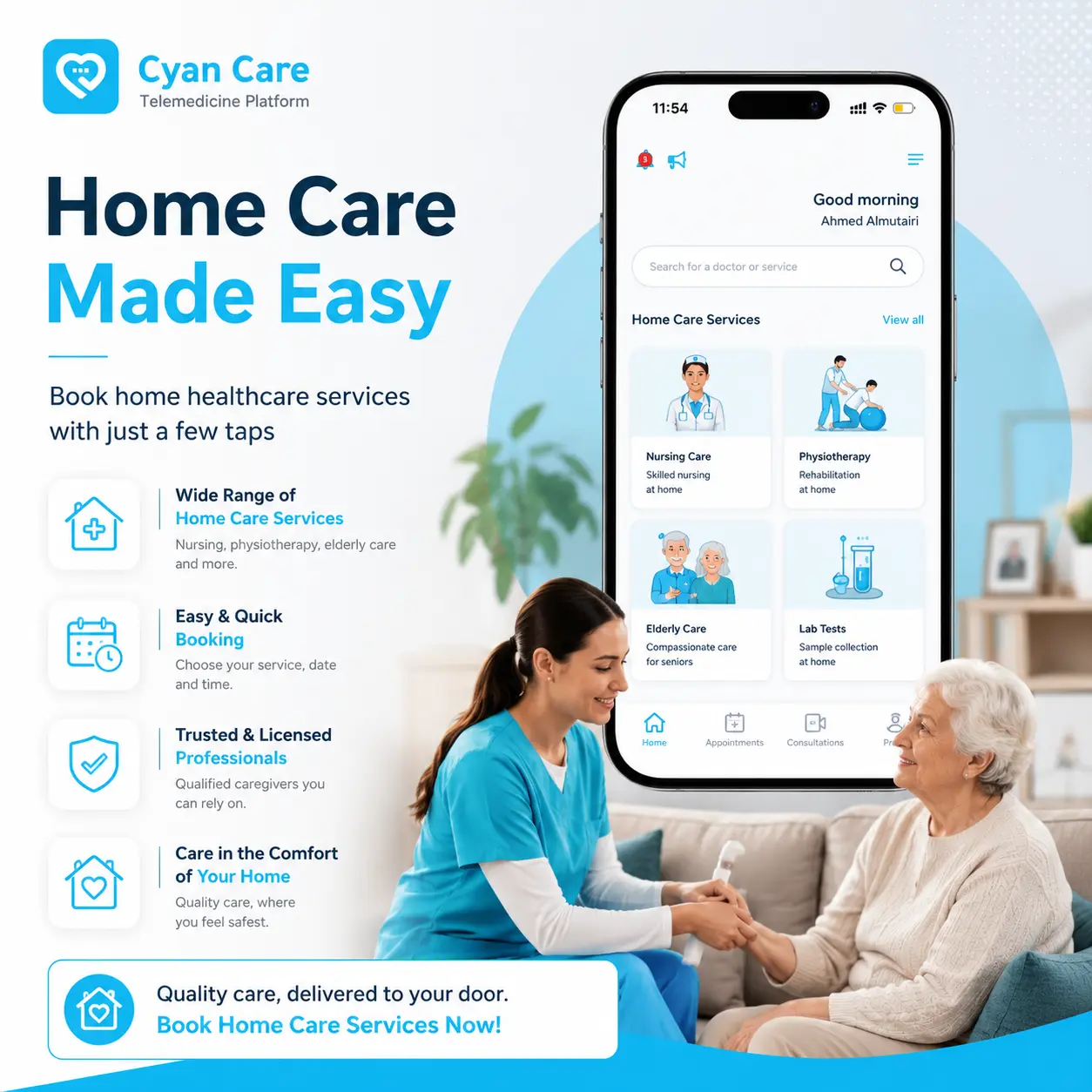 Cyan Care Branding and Social Media
