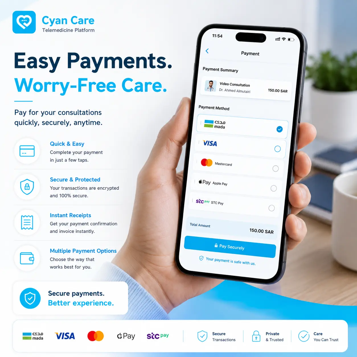 Cyan Care Branding and Social Media