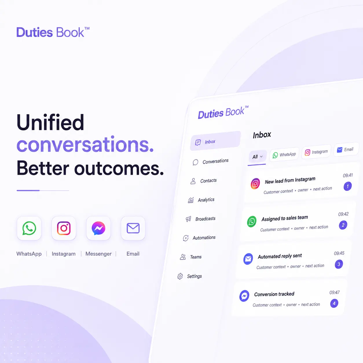 Duties Book Branding and Social Media