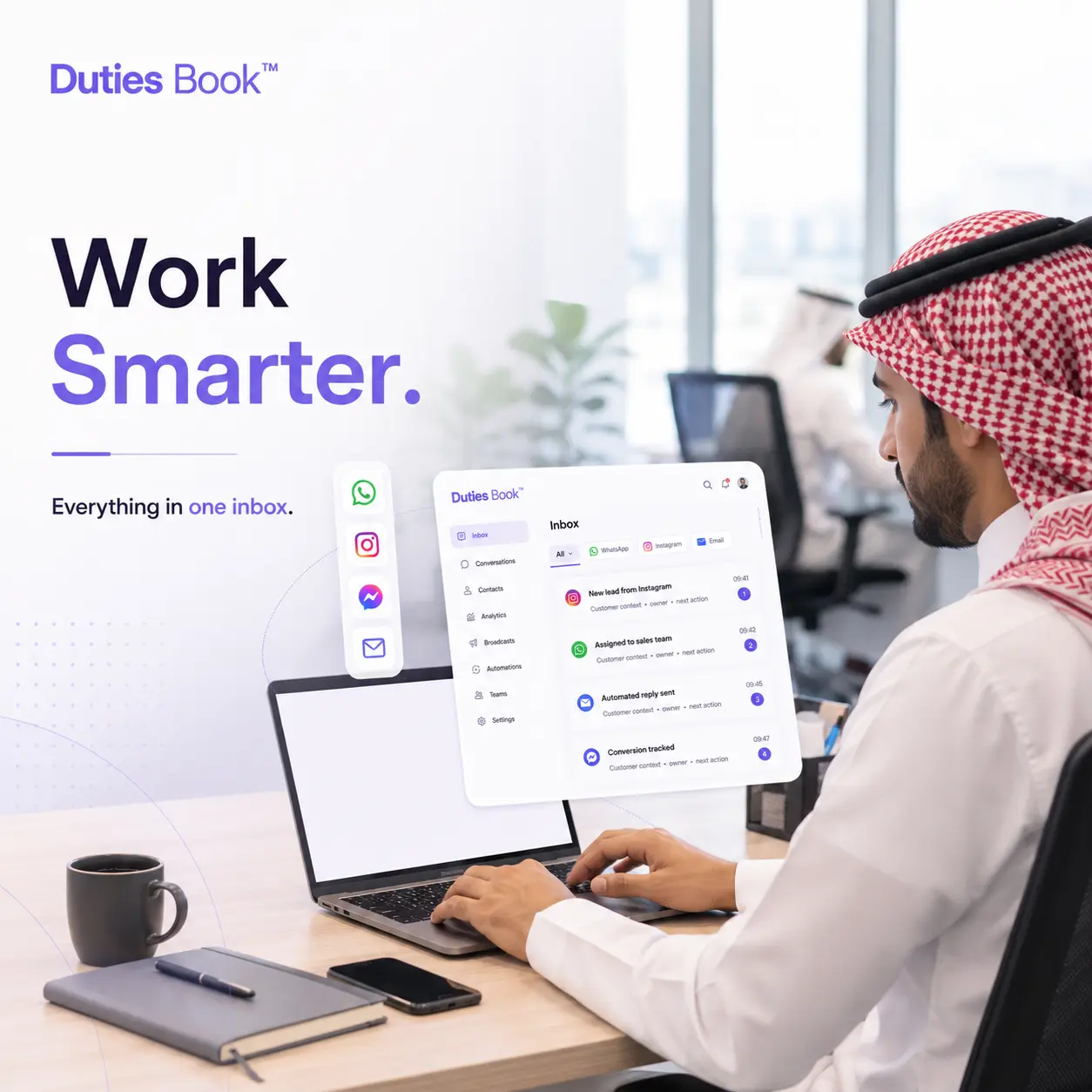 Duties Book Branding and Social Media