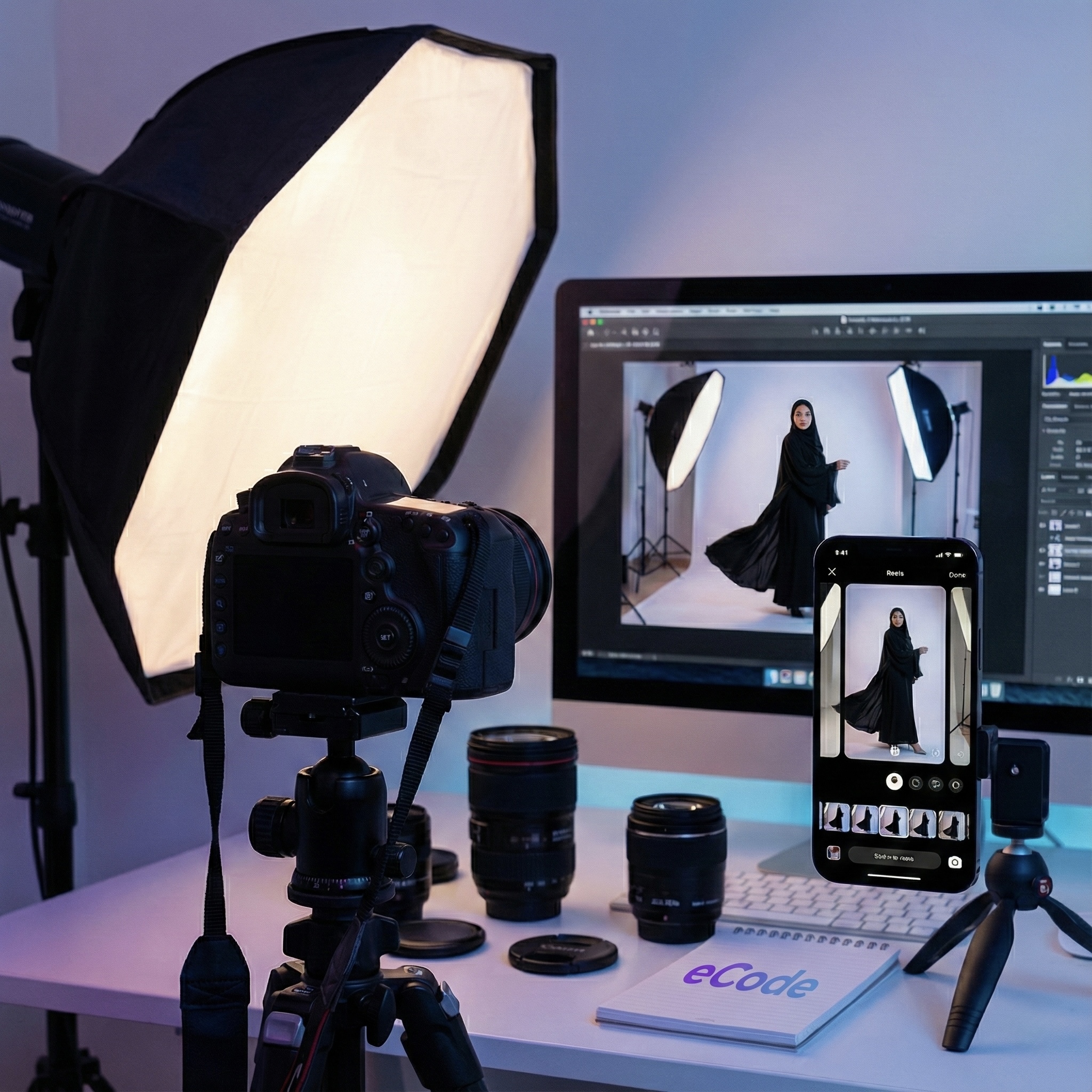 جلسة تصوير منتجات