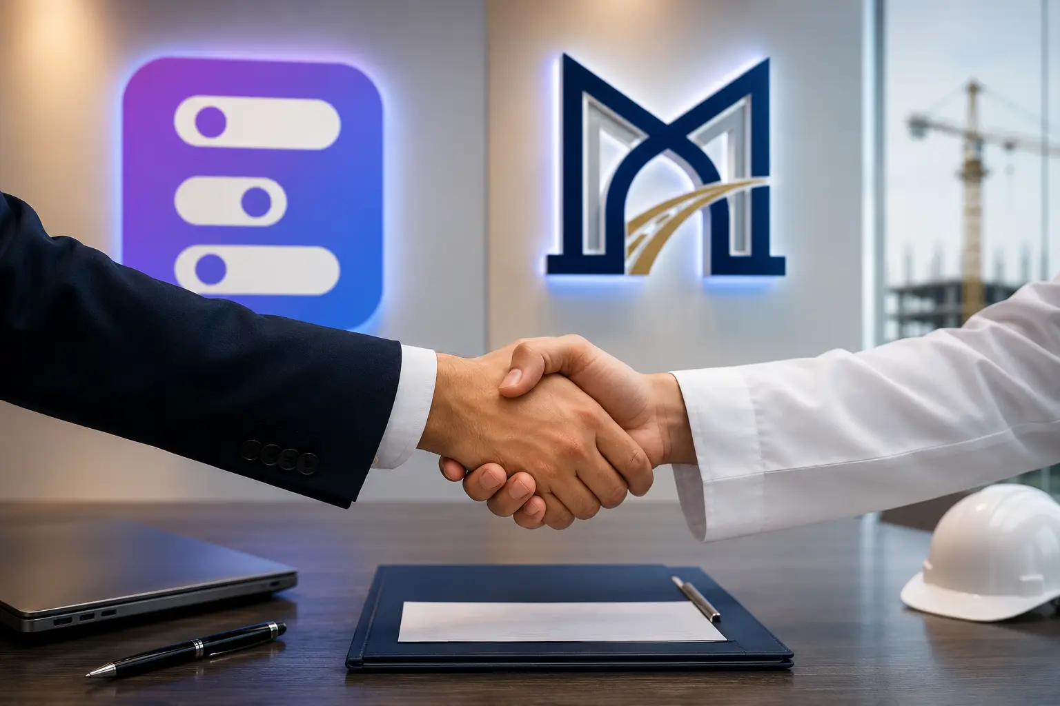 توقيع مذكرة تفاهم بين eCode ومؤسسة معتز الشمري للمقاولات